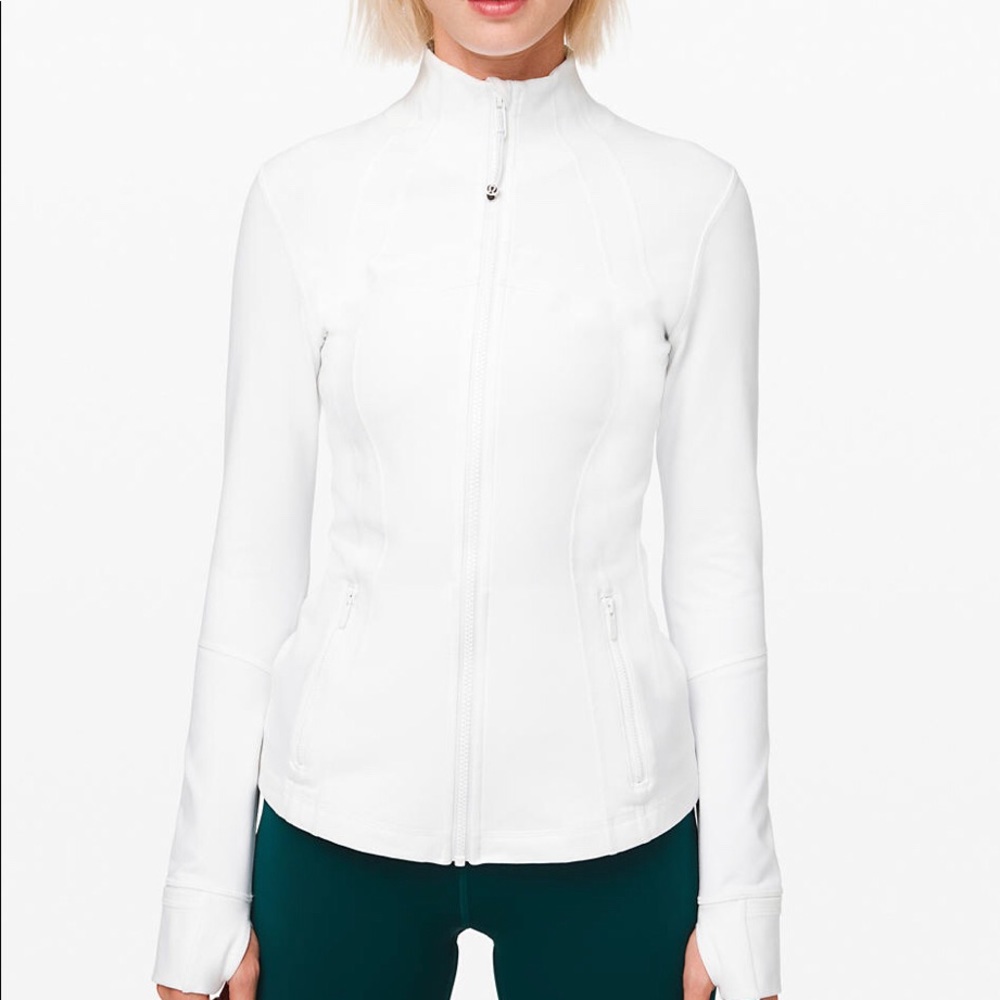 Lululemon White Define Jacket- Size 10
